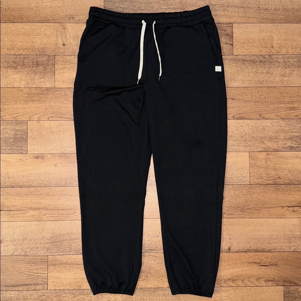Vuori Size Large Men’s Ponto Performance Pant Black Heather Workout Training Gym - Picture 3 of 12
